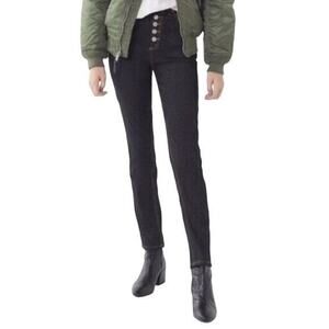 BDG‎ Womens High Rise Skinny Stairway Jeans Size 27 Sparkle Metallic Button Fly